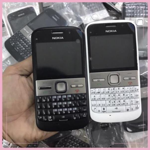 NOKIA E5 Wifi 3G Chơi Game Mượt Như NOKIA E72 Zin Chính Hãng Nắp Lưng Thép Chống Rỉ Bảo Hành 12 Tháng