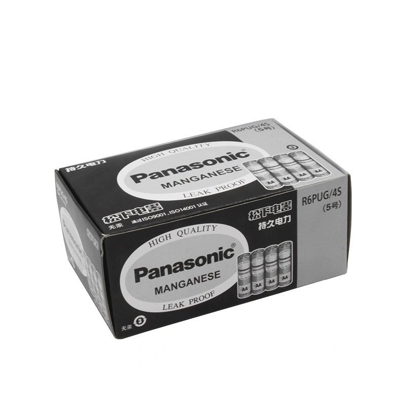 Pin Panasonic AA Dung Lượng Cao R6PUG/4S Hàng nhập khẩu màu xanh lá cây thân thiện môi trường - vỉ 4 viên