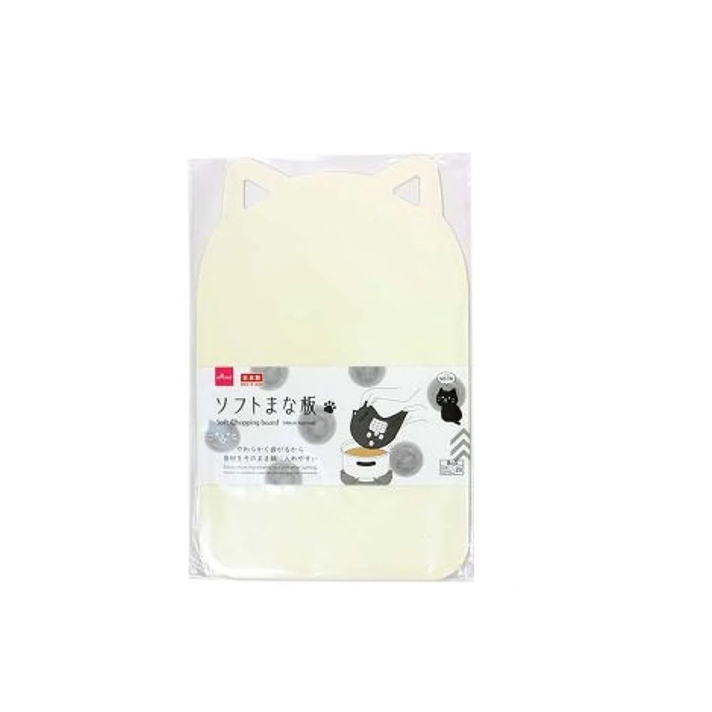 Daiso Thớt Dẻo Soft Chopping Board Meow 21cm×32.5cm×0.3cm