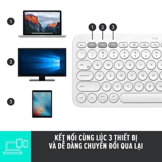 Bàn Phím Bluetooth Logitech K380 - Hàng Chính Hãng