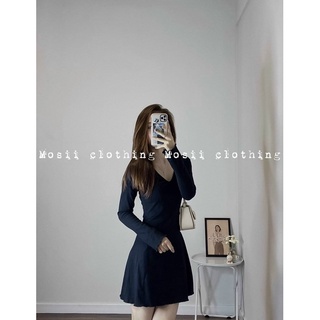Váy đen xoè tay dài(Sẵn tại shop)