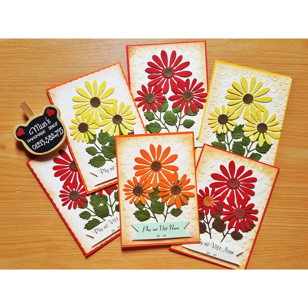 [30 MẪU] Thiệp quốc tế phụ nữ Happy Women's Day 8/3 handmade