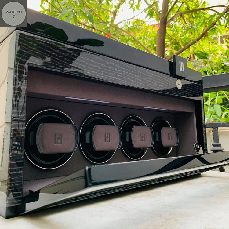 Hộp Xoay Đồng Hồ Cao Cấp 4 xoay 6 tĩnh Paul Design Gentlmen 4+6 Chính Hãng