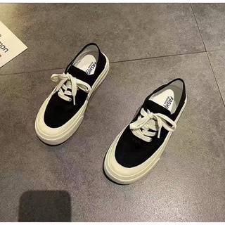 Giày Slip On Nữ Vintage