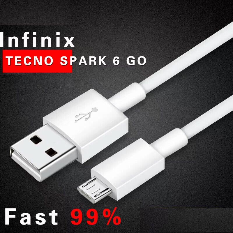 Dây Cáp Sạc Nhanh Cho TECNO SPARK 6 GO Micro Usb 100% Chất Lượng Cao