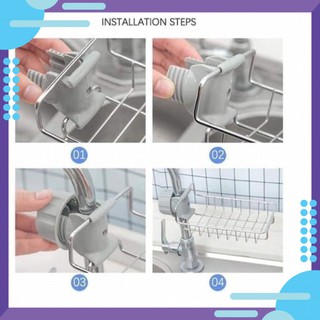 Kệ để đồ rửa chén cạnh vòi rửa h2.68store