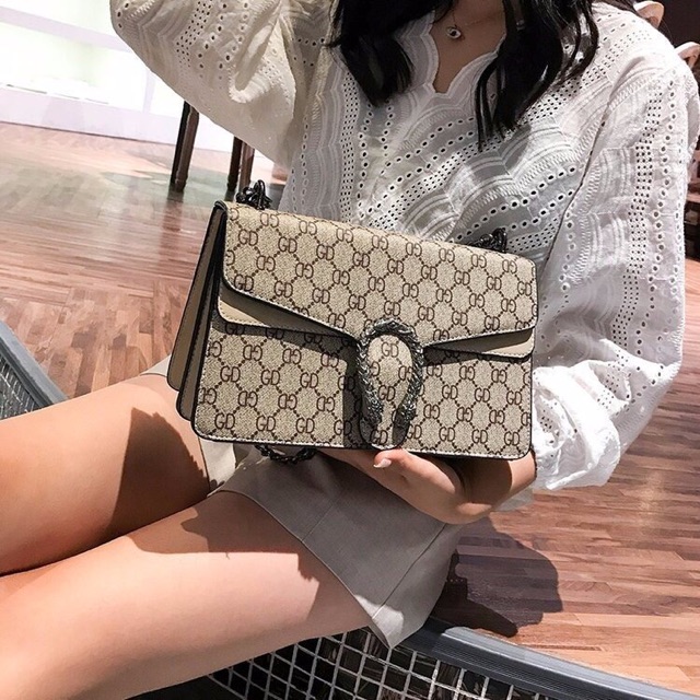 Túi da quảng châu chữ G đầu rồng sang chảnh - TS132 | BigBuy360 - bigbuy360.vn