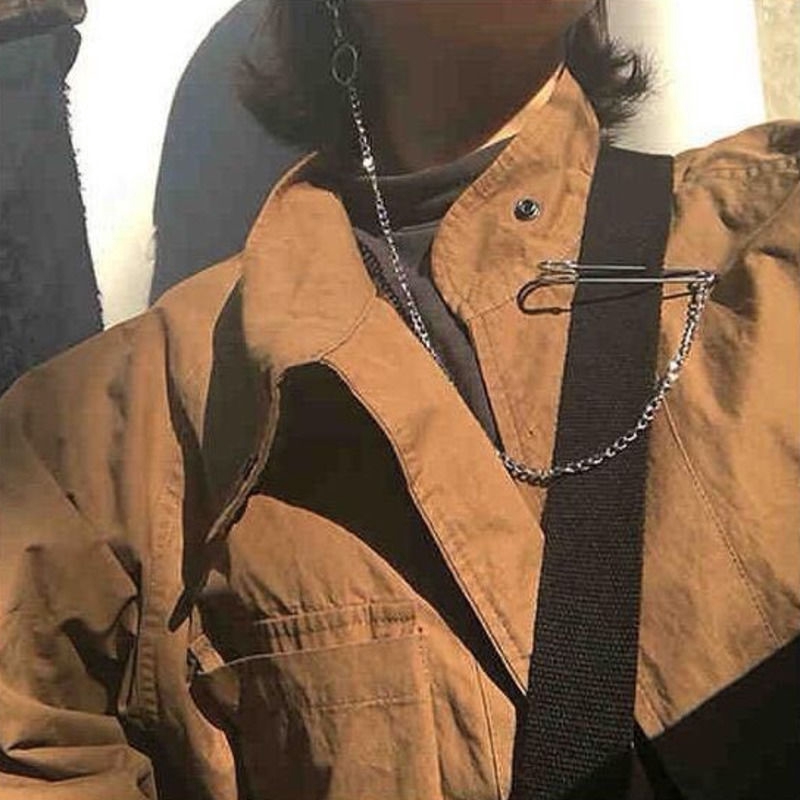 Khuyên Tai Dây Xích Dài 22492 Thời Trang Đường Phố Hàn Quốc Cho Nam Nữ