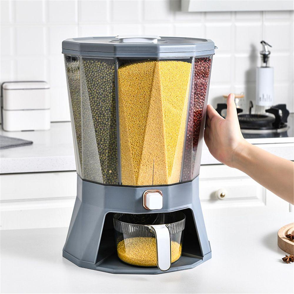 OKDEALS Hộp Đựng Thực Phẩm Cỡ Lớn Có Nắp Xoay 360 Độ Tiện Dụng