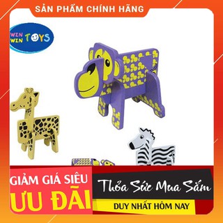 Đồ Chơi Gỗ Thú Lắp Ráp 3D Winwintoys - 60532