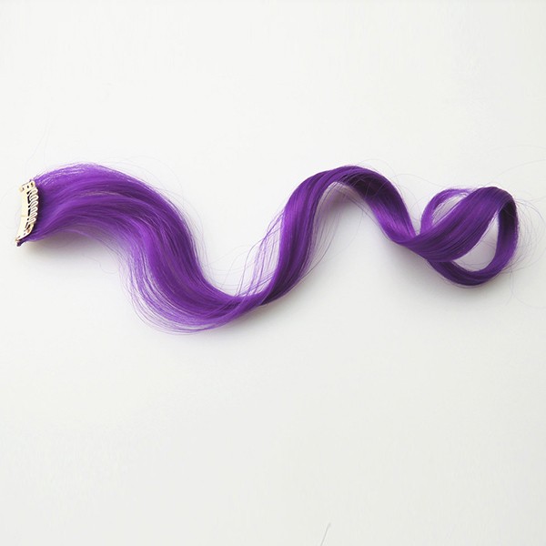 SSH 1PC Colorful Synthetic Hair Clip In Extension Women's Beauty Curly Hair Piece Wigs