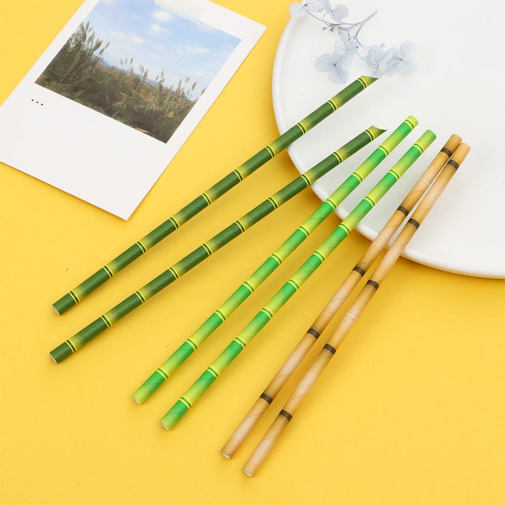 LEISURE Set 25 Ống Giấy Uống Cocktail Thân Thiện Với Môi Trường