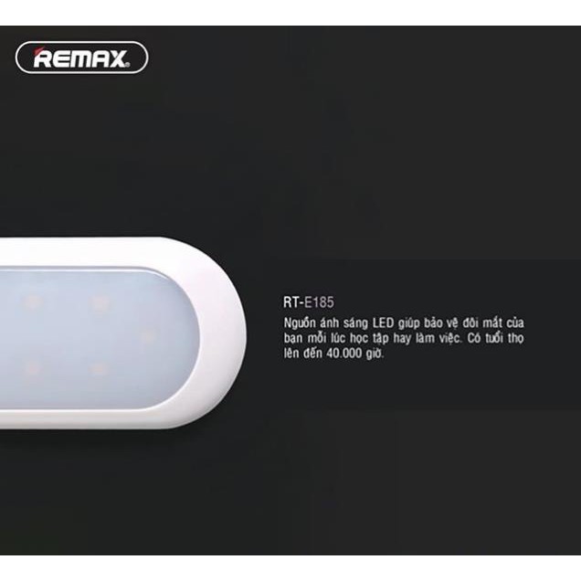 Đèn led chống cận Remax RT-E185 đa năng tích hợp chuông báo thức, theo dõi nhiệt độ và thời gian