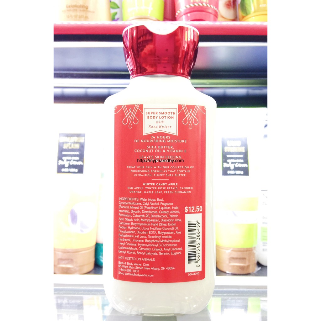 Sữa dưỡng thể Bath and Body Works Winter Candy Apple Body Lotion 236 ml - 8 fl oz