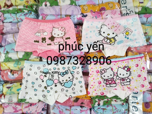 QUẦN CHIP ĐÙI BÉ GÁI IN HÌNH MÈO HELLO KITTY SIÊU XINH | WebRaoVat - webraovat.net.vn