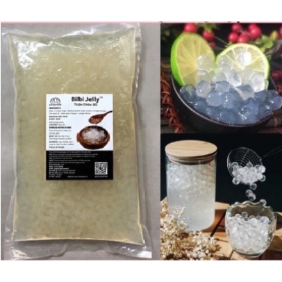 Trân châu 3Q Ăn Liền, Trân Châu Trắng Đen Sea Jelly Minh Hạnh Giòn Ngon Tiện Lợi