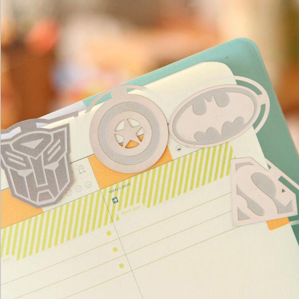PEWANY Kẹp Giấy Đánh Dấu Trang Sách Hình Siêu Anh Hùng Captain America Chất Lượng Cao