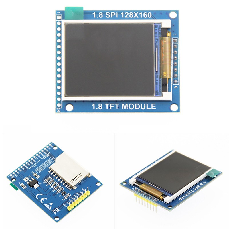 1.8 inch 128 * 160 Serial SPI TFT LCD Module Display + PCB Adapter Nguồn IC Ổ cắm SD cho Arduino 1.8 '' 128x160