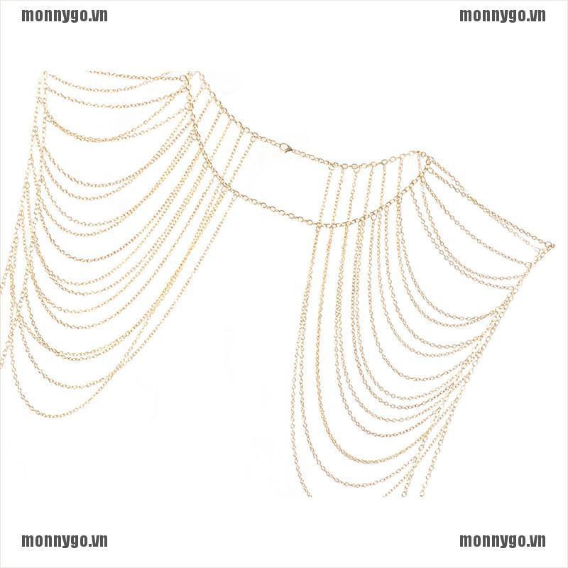 [COD+monnygo]Style Fashion Sexy Body Women Jewelry Tassels Link Body Should | BigBuy360 - bigbuy360.vn