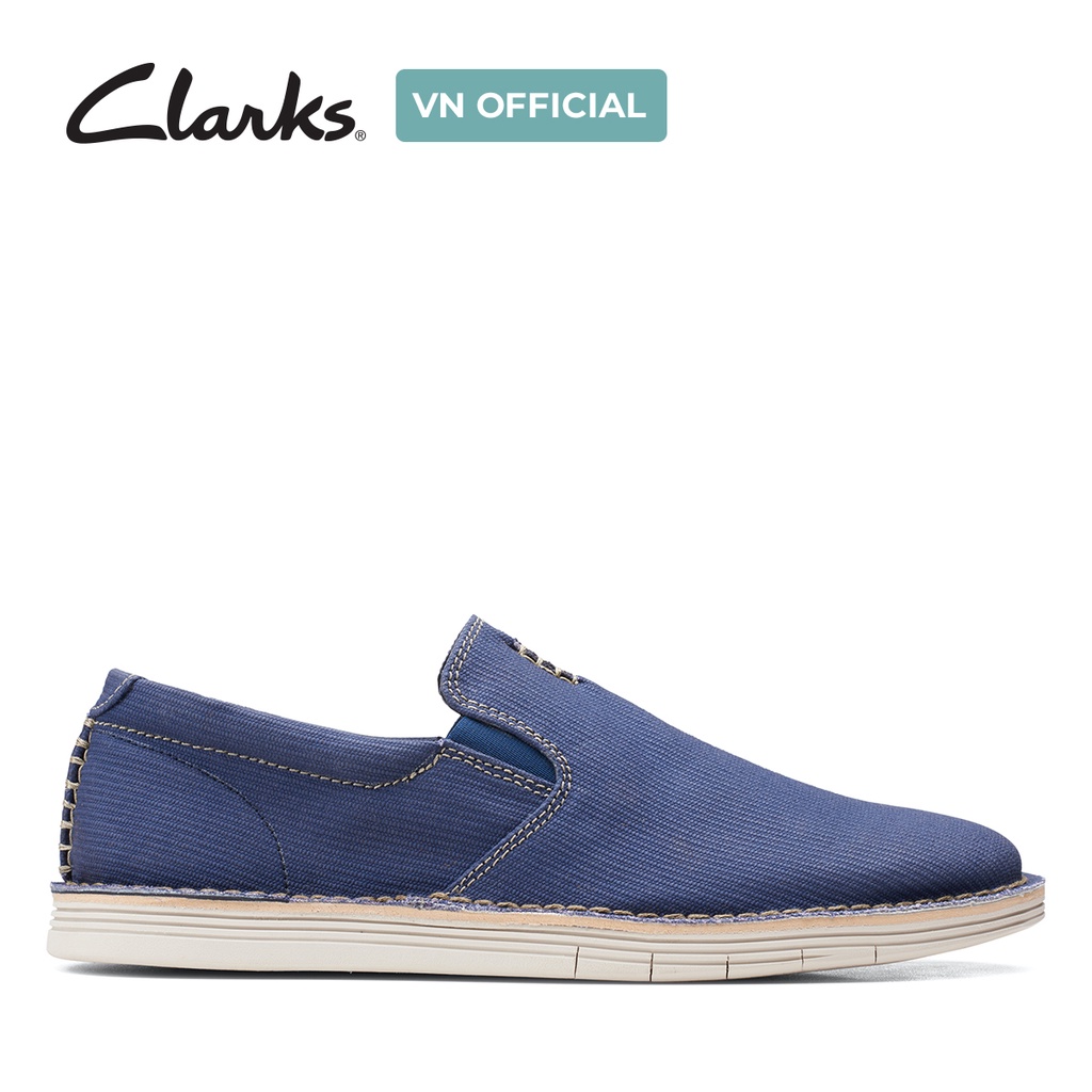 Giày Sục Nam CLARKS Forge Free màu Xanh Blue