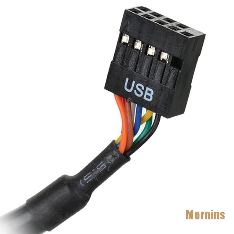 Dây Cáp Chuyển Đổi Mornins 19 / 20 Pin Usb 3.0 Female Sang 9 Pin Usb 2.0 Male