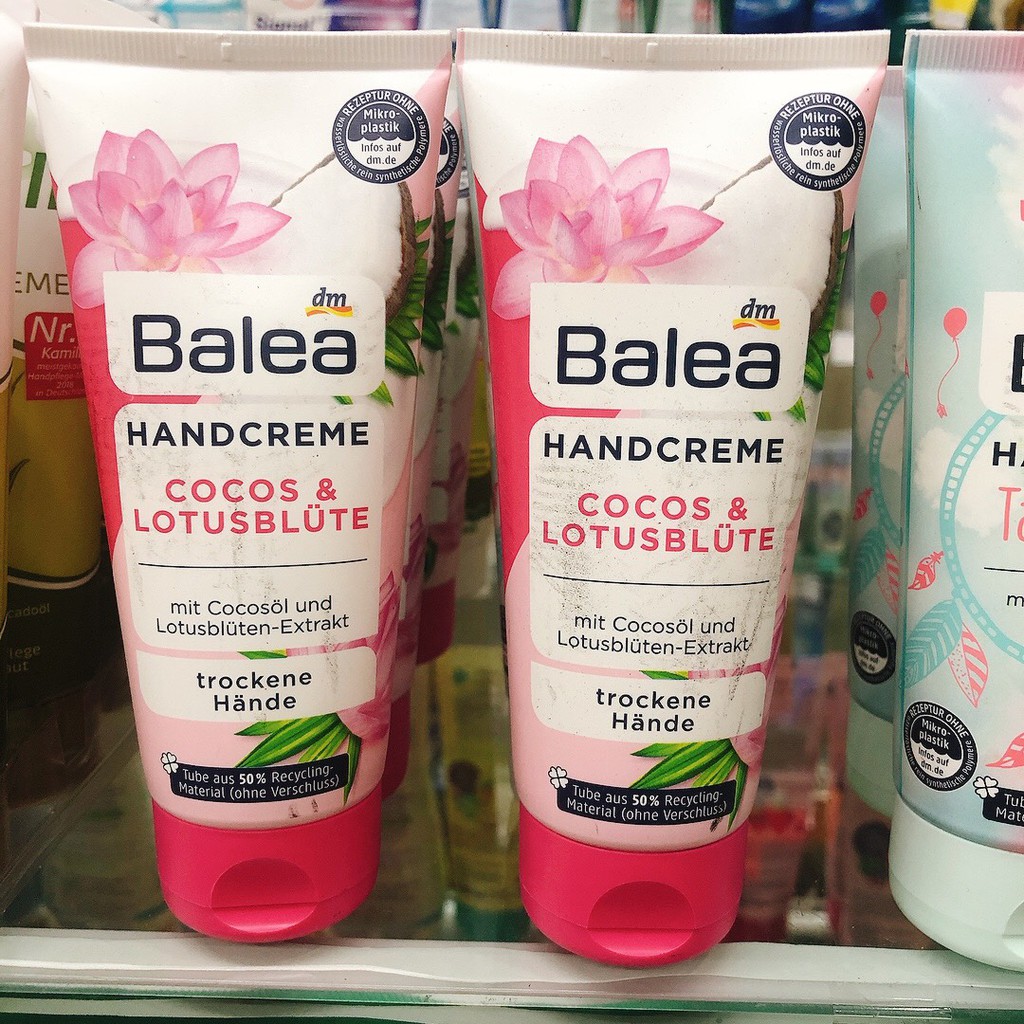 [HÀNG ĐỨC] Kem dưỡng da tay balea Đức 100ml Vitamin C, Oliu, Lemon, Lotus, Kamill,...