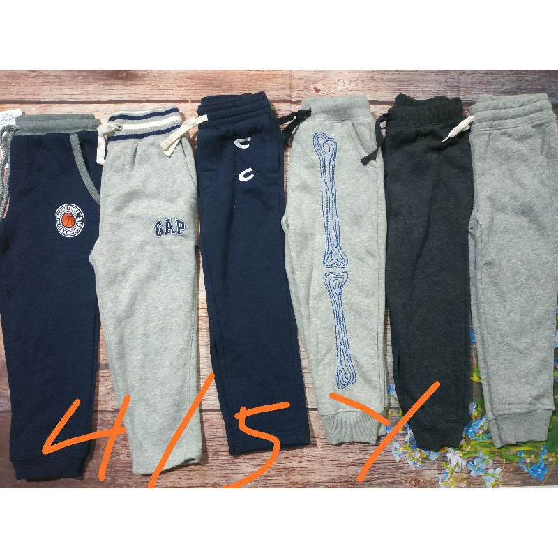 Quần jogger nỉ bông bé trai hàng xuất Hàn