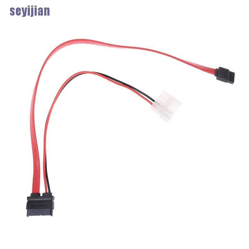Dây cáp SATA 7 + 6 Pin cho ổ đĩa máy tính DVD / - RW