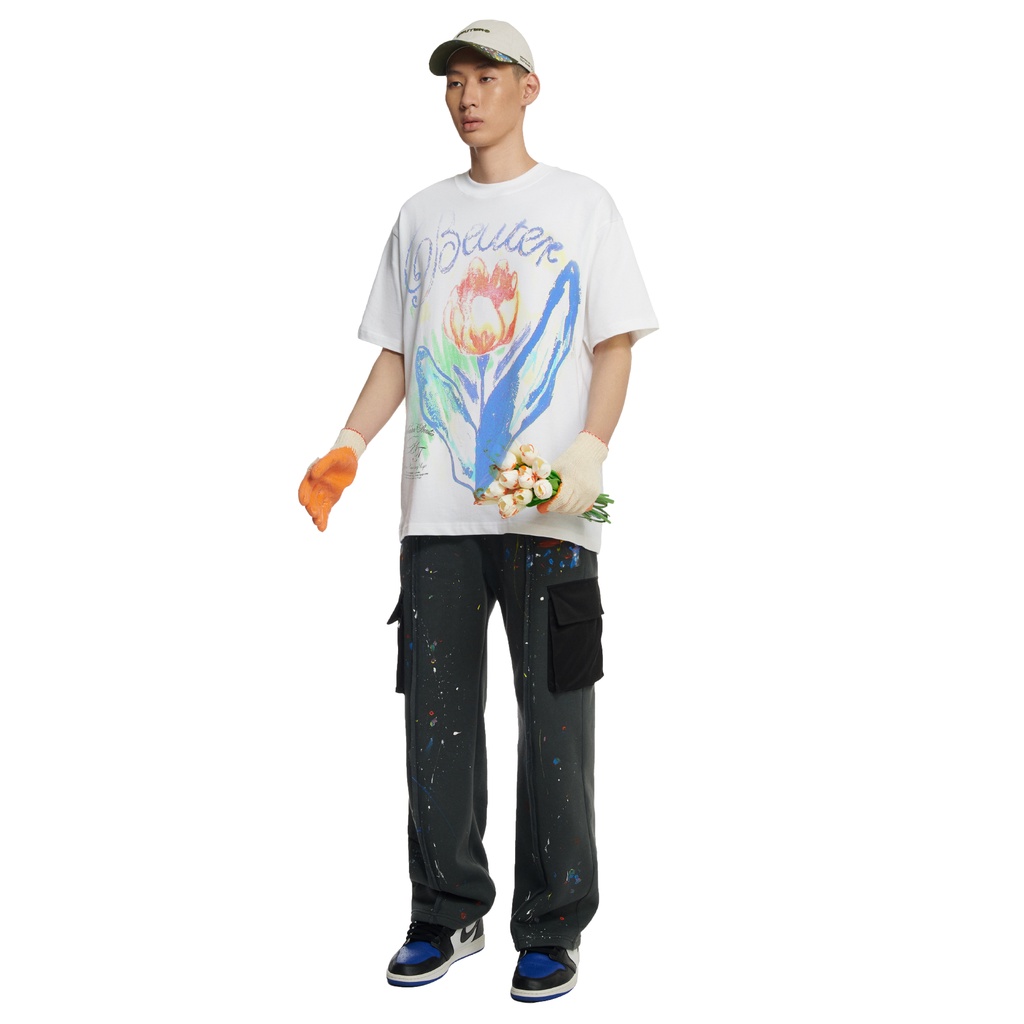 Áo thun nam ngắn tay Beuter Sunburn White T-Shirt | BigBuy360 - bigbuy360.vn