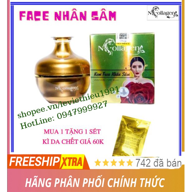 [Tặng tẩy tế bào] Kem Face Nhân Sâm N - COLLAGEN xóa mụn mờ thâm nám BÁN-CHẠY | BigBuy360 - bigbuy360.vn