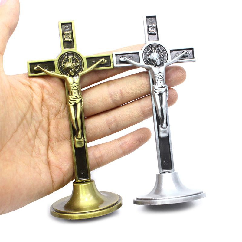 Giá Đỡ Thánh Giá Hình Chúa Jesus Trang Trí Nhà Cửa