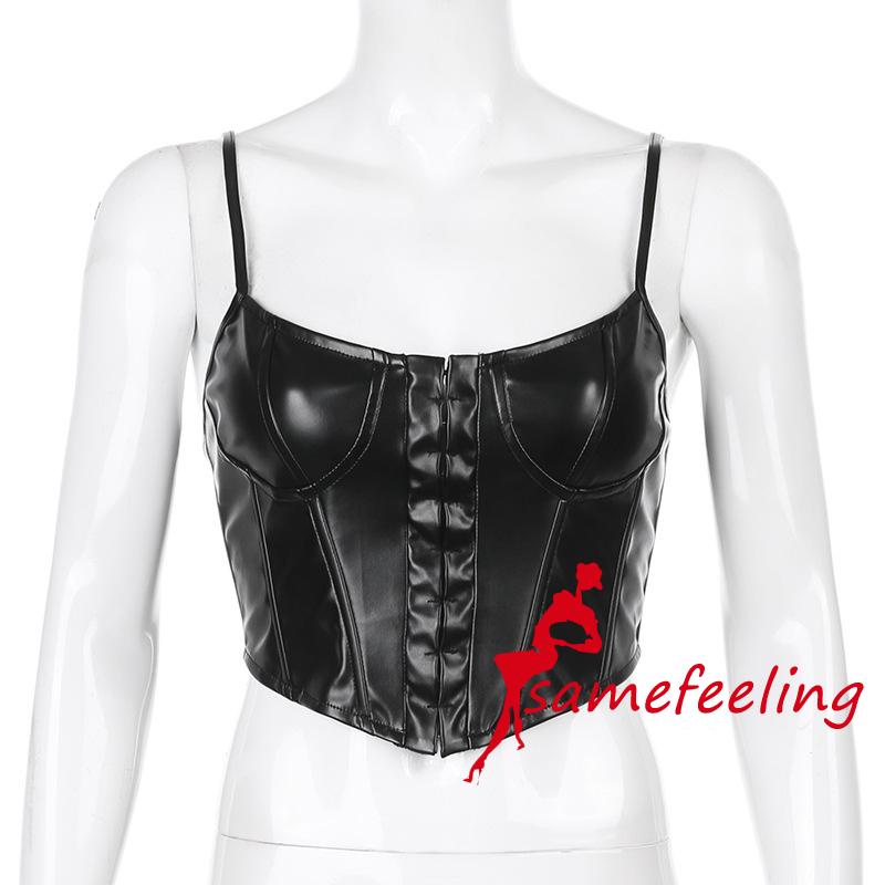 SF♫Women´s Summer Corset Sexy Low-cut Bustier Sling Top for Vacation Dating Party Travelling Photography