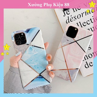 Ốp iphone - Ốp lưng vân đá ánh laser