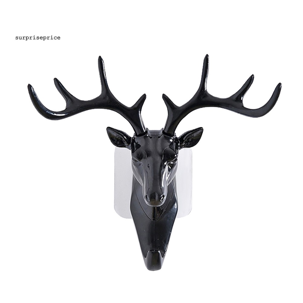 Móc treo đồ gắn tường hình đầu hươu thời trang