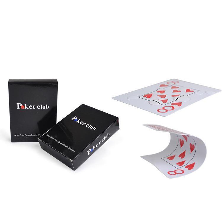Bộ bài tây nhựa Poker club bền đẹp chống nước 100% Plastic BN 13
