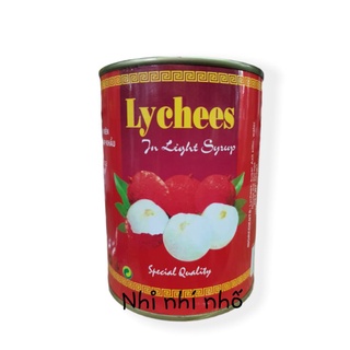 Vải thiều lon thanh hà - 560gr
