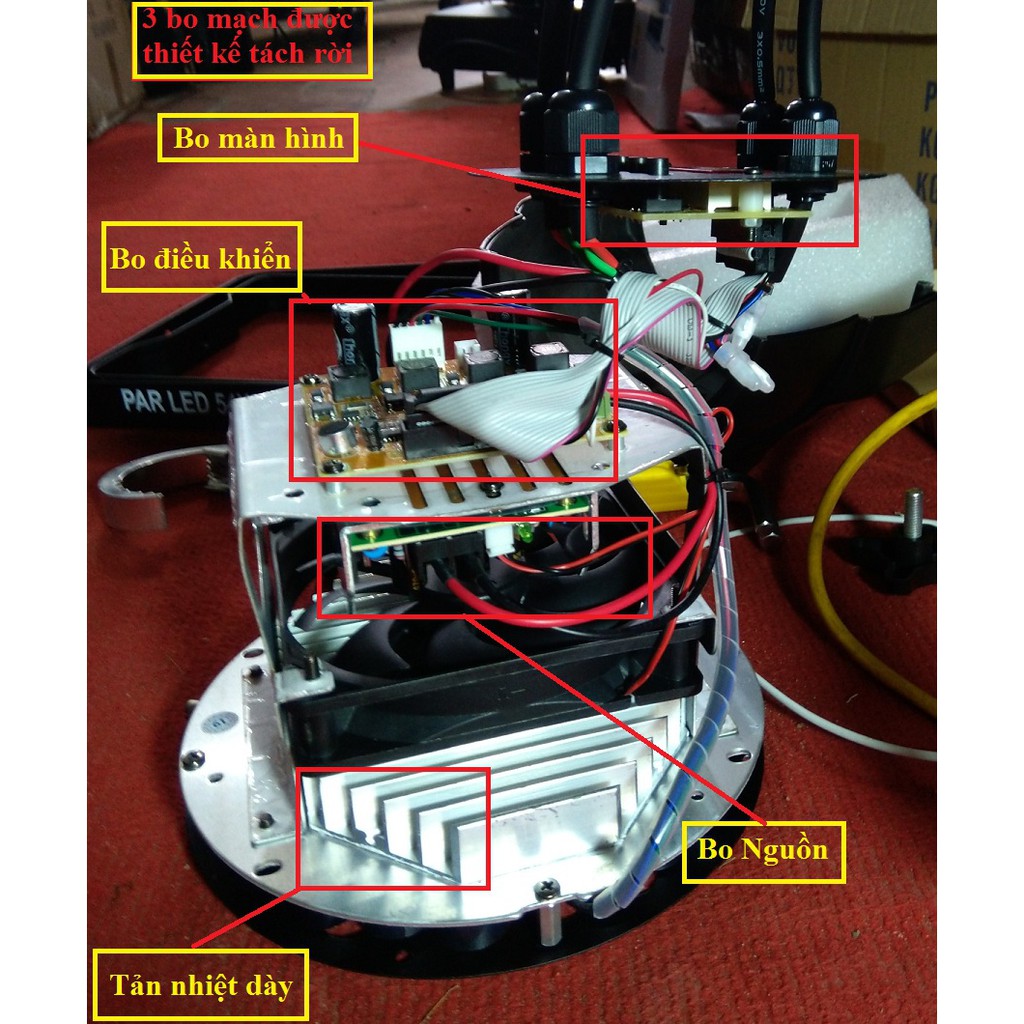 Đèn Par Led 54x9W Full Color