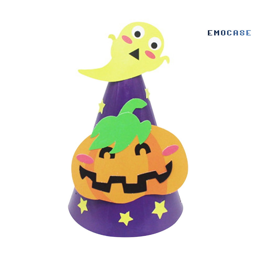 Mũ Beanie Hóa Trang Phù Thủy Dơi Bí Ngô Ma Cà Rồng DIY Cho Bé