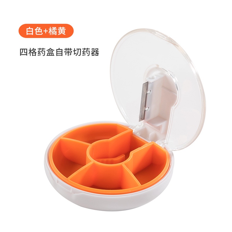 (Bán Buôn Sỉ) Hộp Chia Thuốc 4 Ngăn Tiện Lợi