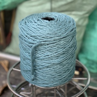 ( ảnh thật ) Dây thừng se macrame . Màu xanh pastel