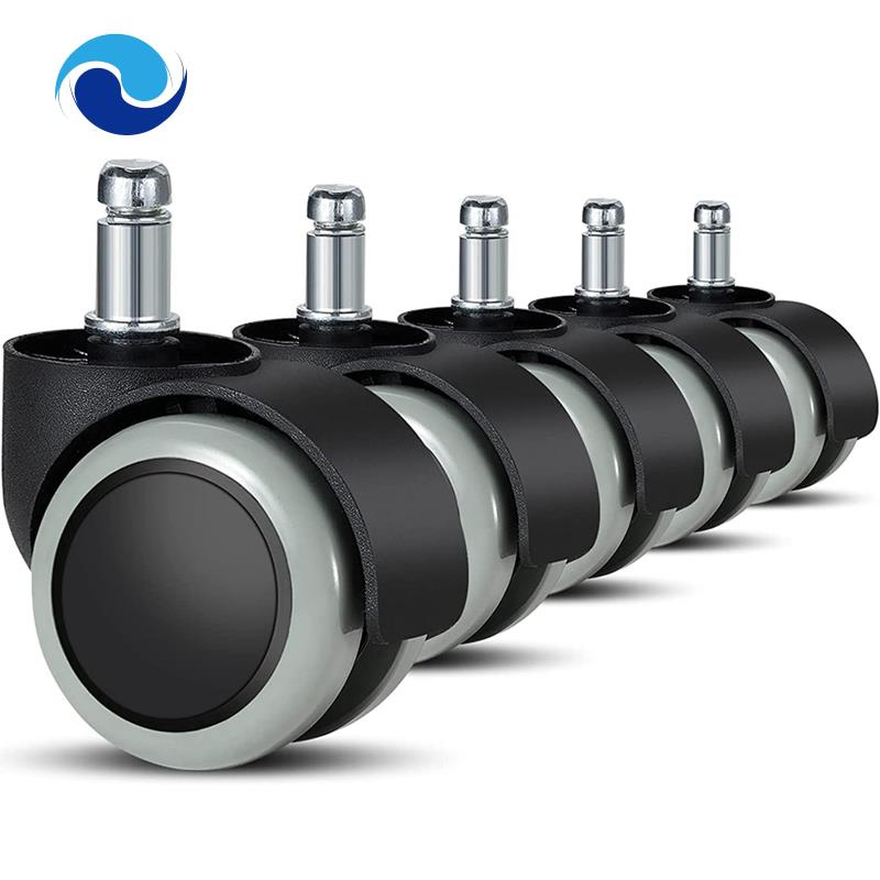Bộ 5 Bánh Xe Cứng 11 mm / 22 mm Thay Thế Cho Ghế Chơi Game