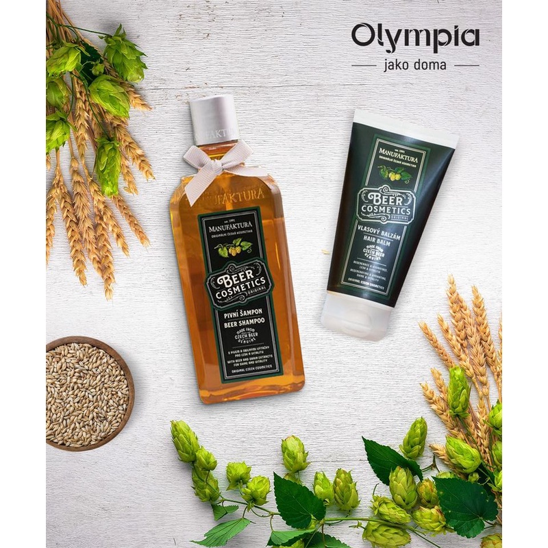 Dầu Gội Men Bia Chống Rụng Kích Thích Mọc Tóc Manufaktura 300ml