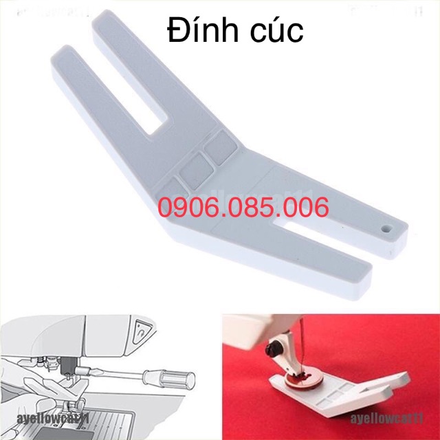 Chân vịt đính cúc dành cho máy gia đình đa năng.