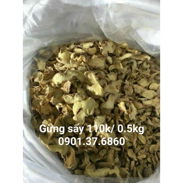 GỪNG LÁT SẤY KHÔ 100GR