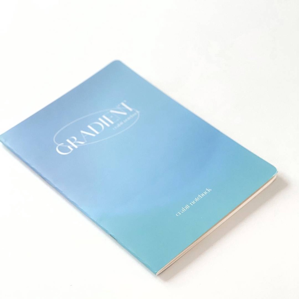 Vở kẻ ngang 80 trang Crabit Gradient Xanh dương