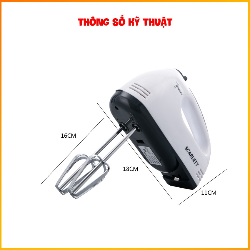 Máy đánh trứng - máy trộn bột 7 cấp độ công xuất 180w - Mian Mart