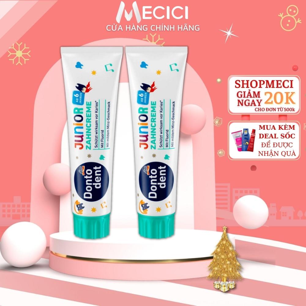 Kem đánh răng Dontodent Junior 100ml cho trẻ từ 6 tuổi hàng Đức chính hãng - Shop Mecici