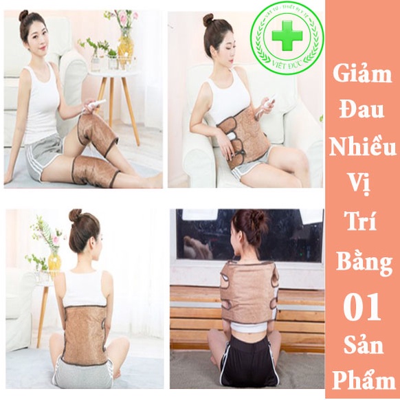 Đai Chườm Nóng Thảo Dược Giảm Đau thắt lưng - cổ vai gáy - Khớp Gối Do Thoái Hóa, Thoát Vị, Gai Đốt Sống { CÓ SẴN }