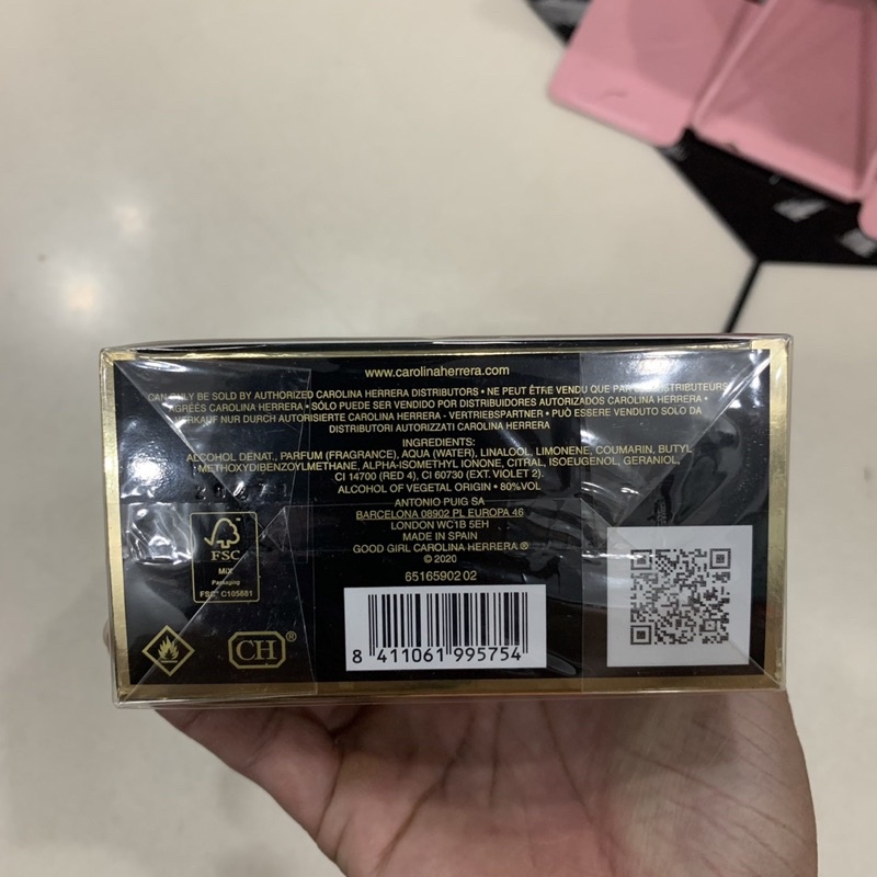 Nước hoa nữ Carolina Herrera Very Good Girl EDP 80ml full seal