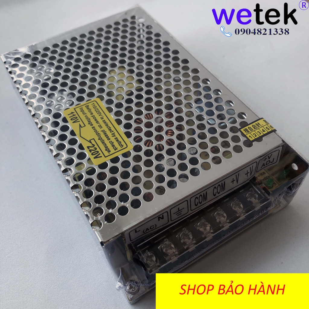 Nguồn xung tổ ong thương hiệu Sinotimer MS-120-24, 120W, 24Vdc, 5.0A SMPS, hàng chính hãng bảo hành, có CO, CQ đầy đủ